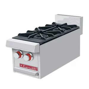 PARRILLA A GAS 2 QUEMADORES CORIAT, MODELO PCV-2-MASTER LÍNEA TREND