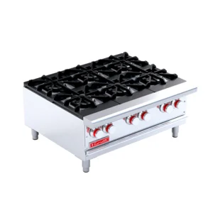 PARRILLA A GAS 6 QUEMADORES CORIAT, MODELO PCV-6-MASTER LÍNEA TREND