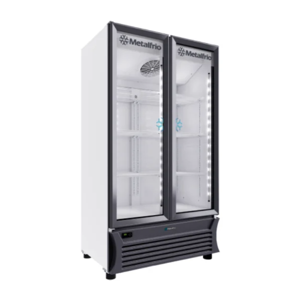 ENFRIADOR VERTICAL DE DOBLE PUERTA METALFRIO MODELO RB500 2P