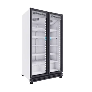 ENFRIADOR DOBLE PUERTA FULL GLASS METALFRIO MODELO RB-680