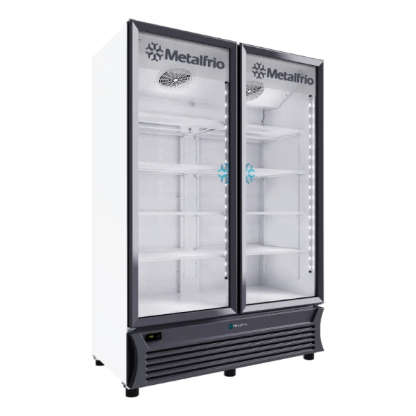 ENFRIADOR COMERCIAL DE DOBLE PUERTAS METALFRIO MODELO 800-2P