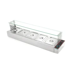 BAÑO MARÍA ELÉCTRICO 5 INSERTOS MIGSA MODELO BN-B24