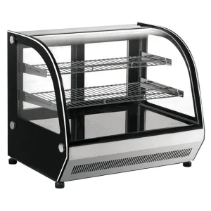 VITRINA EXHIBIDORA DE CRISTAL CURVO MIGSA MODELO GN-1200CT