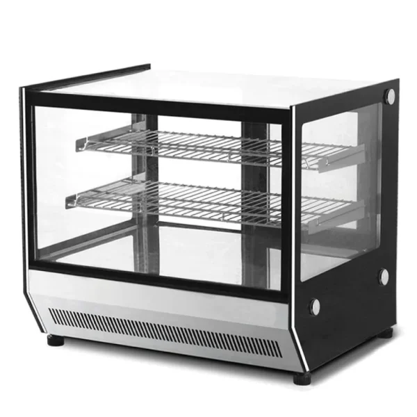VITRINA EXHIBIDORA DE CRISTAL RECTO MIGSA MODELO GN-1200RT