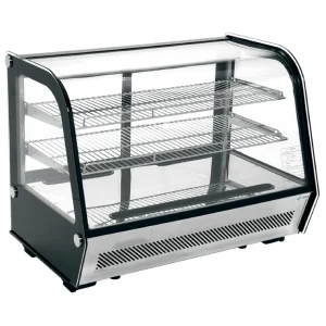 VITRINA REFRIGERADA DE CRISTAL CURVO DE GRAN CAPACIDAD MIGSA MODELO RTW-160L