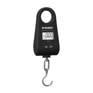 BÁSCULA ELECTRÓNICA COLGANTE PORTÁTIL 20 KG RHINO MODELO BAC-20